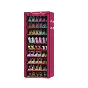 9 Layer Foldable Fabric Shoe Rack /✅ ৯টি স্তর, পর্যাপ্ত স্টোরেজ সুবিধা