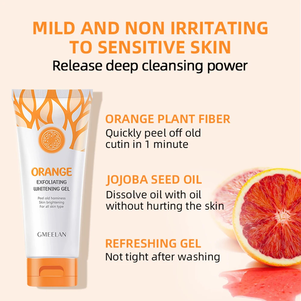 ORANGE EXFOLIATING WHITENING GEL || কমলা স্ক্রাবিং ও উজ্জ্বলতা জেল - Image 2